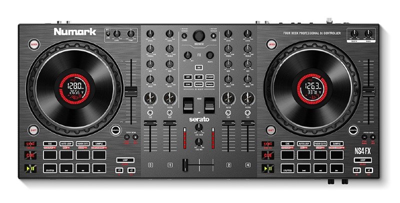 Numark DJコントローラー Numark Mixtrack Platinum FX - DJ Controller with 4 Deck